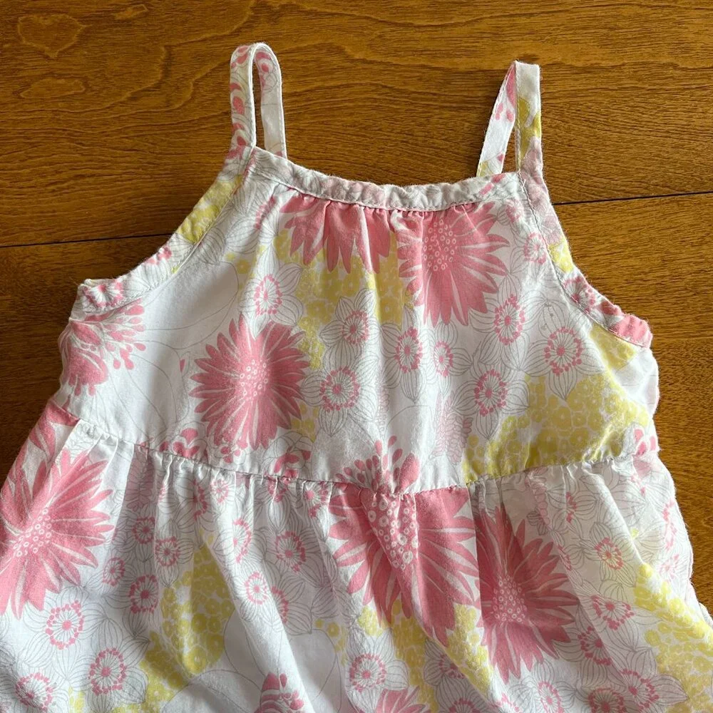 Old Navy tiered floral maxi dress 12-18m